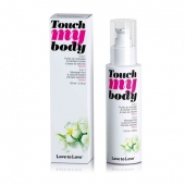 Силиконовый лубрикант 2-в-1 Touch My Body с ароматом моной - 100 мл. - Love to Love - купить с доставкой в Белгороде