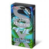 Презервативы Sagami Xtreme Mint с ароматом мяты - 10 шт. - Sagami - купить с доставкой в Белгороде