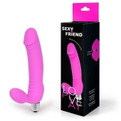 Розовый безремневой страпон Sexy Friend - 1137 - купить с доставкой в Белгороде