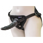 Комплект из трусиков Harness и двух насадок - 20,5 и 18 см. - LOVETOY (А-Полимер) - купить с доставкой в Белгороде
