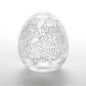 Мастурбатор-яйцо Keith Haring EGG PARTY - Tenga - в Белгороде купить с доставкой