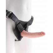 Страпон на виниловых трусиках Strap-on Harness Cock - 17,8 см. - Pipedream - купить с доставкой в Белгороде