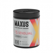 Анатомические презервативы MAXUS Sensual - 15 шт. - Maxus - купить с доставкой в Белгороде