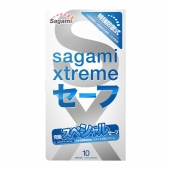 Презервативы Sagami Xtreme Ultrasafe с двойным количеством смазки - 10 шт. - Sagami - купить с доставкой в Белгороде