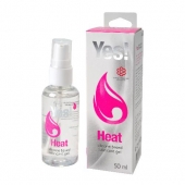 Возбуждающая силиконовая вагинальная смазка Yes Heat - 50 мл. - Sitabella - купить с доставкой в Белгороде