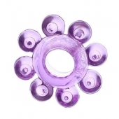 Мягкая фиолетовая гелевая насадка - Toyfa Basic - в Белгороде купить с доставкой