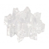 Прозрачное гелевое эрекционное кольцо-звезда - Toyfa Basic - в Белгороде купить с доставкой