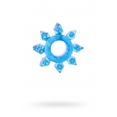 Голубая гелевая насадка-звезда - Toyfa Basic - в Белгороде купить с доставкой