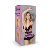 Двусторонний мастурбатор Misha Maver - 22 см. - ФлешНаш - в Белгороде купить с доставкой