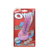 Фиолетовое эрекционное кольцо с вибрацией и пальчиком OYEAH PURPLE - Screaming O - в Белгороде купить с доставкой