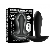 Черный массажер простаты с вибрацией, эффектом маятника и пультом ДУ - Secwell - в Белгороде купить с доставкой