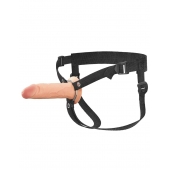 Полый страпон на ремнях 6’’ Hollow Silicone Strap-on - Pipedream - купить с доставкой в Белгороде