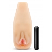 Мастурбатор-вагина с вибрацией Soft   Wet Natasha Realistic Beige Masturbator - Blush Novelties - в Белгороде купить с доставкой