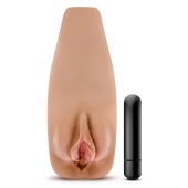 Маструбатор-вагина с вибрацией Soft   Wet Renata Realistic Tan Masturbator - Blush Novelties - в Белгороде купить с доставкой