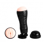 Мастурбатор-вагина Flora с присоской в основании - Baile - в Белгороде купить с доставкой