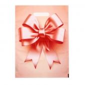 Пакет с принтом в виде банта с вырубной ручкой (30х40 см) - Сима-Ленд - купить с доставкой в Белгороде