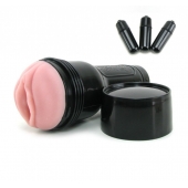 Мастурбатор-вагина Fleshlight - Vibro Pink Lady Touch с вибрацией - Fleshlight - в Белгороде купить с доставкой