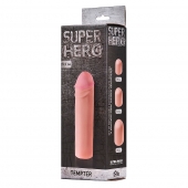 Фаллоудлинитель SUPER HERO Tempter - 16 см. - Lola Games - в Белгороде купить с доставкой