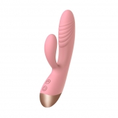 Нежно-розовый вибратор-кролик Elali - 18 см. - Adrien Lastic