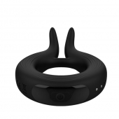 Черное эрекционное кольцо Marry Me Rechargeable Vibrating Cockring - Adrien Lastic - в Белгороде купить с доставкой
