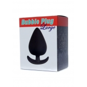 Черная анальная втулка Bubble - 9,5 см. - Boys of Toys