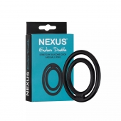Черное двойное эрекционное кольцо Nexus Enduro Double - Nexus Range - в Белгороде купить с доставкой