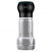Набор PowerBlow   Feel Pocket Stroker Crystal: мастурбатор и интерактивная насадка - Kiiroo - в Белгороде купить с доставкой
