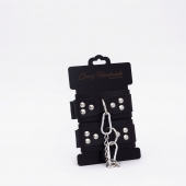 Черные кожаные наручники с регулируемыми ремешками - Crazy Handmade - купить с доставкой в Белгороде