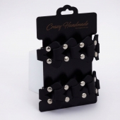 Черные кожаные наручники из звеньев - Crazy Handmade - купить с доставкой в Белгороде