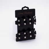 Черные кожаные оковы из звеньев - Crazy Handmade - купить с доставкой в Белгороде