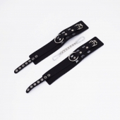 Черные кожаные оковы Sex - Crazy Handmade - купить с доставкой в Белгороде