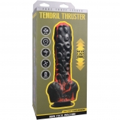 Черно-красная мини-машина на присоске Tendril Thruster - 21,6 см. - Doc Johnson - купить с доставкой в Белгороде