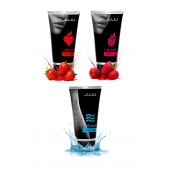 Набор из 3 лубрикантов JUJU (увлажняющий, клубника, малина) - JuJu - купить с доставкой в Белгороде