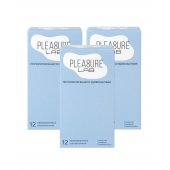 Набор из 3 упаковок ультратонких презервативов Pleasure Lab (по 12 шт.) - Pleasure Lab - купить с доставкой в Белгороде
