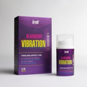 Стимулирующий гель с эффектом вибрации Blackberry Vibration - 15 мл. - INTT - купить с доставкой в Белгороде