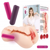 Мастурбатор-вагина с вибрацией Jenny Onahole edition 005 - KOKOS - в Белгороде купить с доставкой