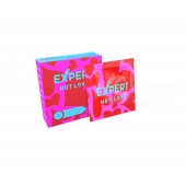 Презервативы с разогревающим эффектом Expert Hot Love - 3 шт. - Expert - купить с доставкой в Белгороде
