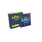 Светящиеся в темноте презервативы Expert Neon - 3 шт. - Expert - купить с доставкой в Белгороде