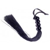 Черная силиконовая плеть - 37 см. - Boys of Toys - купить с доставкой в Белгороде