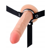 Мужской полый страпон на регулируемых ремнях - 18,5 см. - Sex Expert - купить с доставкой в Белгороде