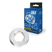 Прозрачное эрекционное кольцо-бублик - Sex Expert - в Белгороде купить с доставкой