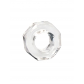 Прозрачное эрекционное кольцо в форме гайки - Sex Expert - в Белгороде купить с доставкой