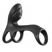 Черная насадка на пенис Ultimate Couples Cage Pro - Pipedream - в Белгороде купить с доставкой