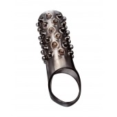 Дымчатая насадка на пенис с выпуклостями - 12 см. - Sex Expert - в Белгороде купить с доставкой