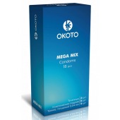 Презервативы OKOTO Mega Mix - 18 шт. - Sitabella - купить с доставкой в Белгороде
