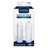 Набор из 2 прозрачных насадок на член Seductive Tickler Sleeves Set - NMC - в Белгороде купить с доставкой