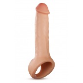Телесная насадка-удлинитель Thrive 8.75 Inch Realistic Penis Extender Sleeve - 22,2 см. - Blush Novelties - в Белгороде купить с доставкой