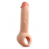 Телесная насадка-удлинитель Thrive 8.75 Inch Realistic Penis Extender Sleeve - 22,2 см. - Blush Novelties - в Белгороде купить с доставкой