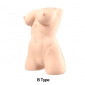 Телесный мастурбатор-торс Jessica B - Naked Factory - в Белгороде купить с доставкой