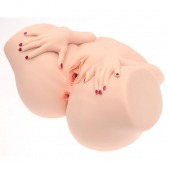 Телесный мастурбатор-полуторс Barbie - Naked Factory - в Белгороде купить с доставкой